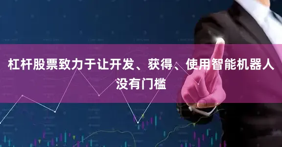 杠杆股票致力于让开发、获得、使用智能机器人没有门槛